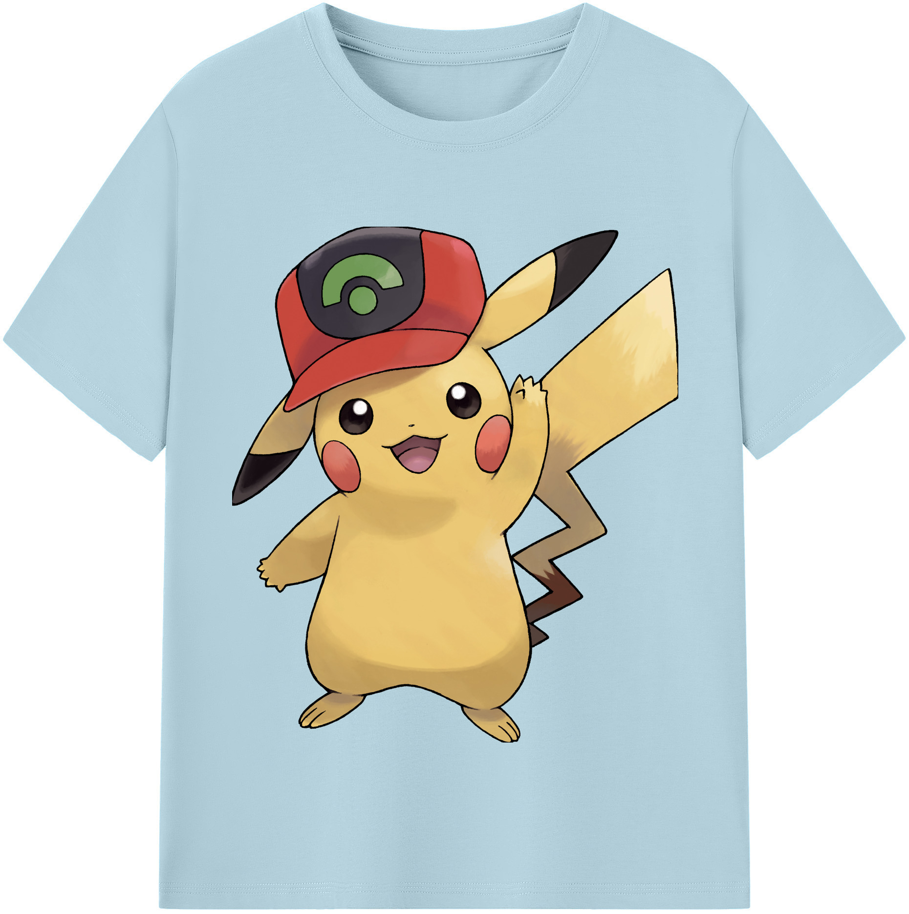 （画像用） ポケットモンスター Pokémon 綿100％半袖Tシャツ（フロントプリント）